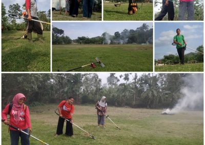 Kerja Bhakti untuk Lapangan Karya Bhakti Sidasari