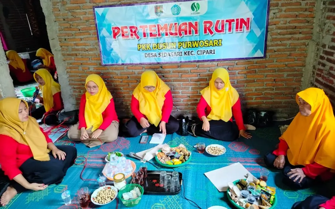 PKK Dusun Purwosari Tetap Solid, Pertemuan Rutin Jadi Sarana Silaturahmi dan Edukasi